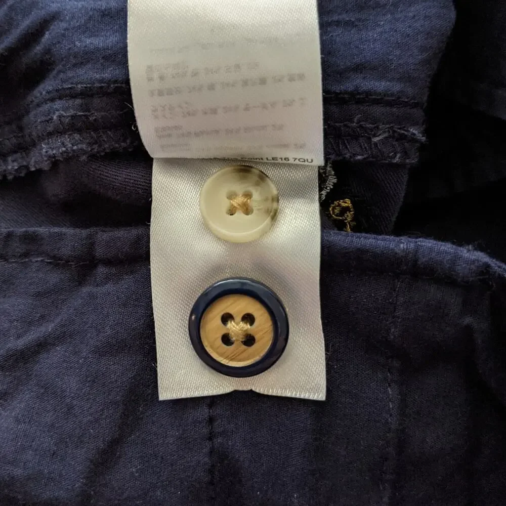 Jules Maison Jules Signature Navy Embroidered Bumblebee Shorts 4 - Picture 8 of 8